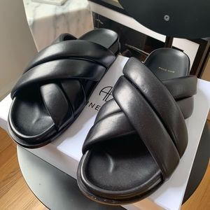 Anine Bing Lizzie Slides Size 39
